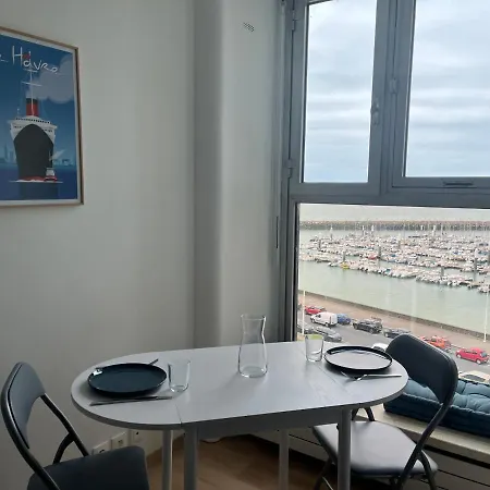 Vivez L'Horizon Sur La Mer - Vue Mer - Plage - Port De Plaisance Le Havre Extérieur photo